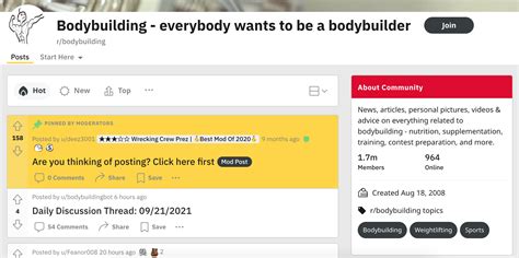 reddit bodybuilding|5 Best Bodybuilding Forums (Reviewed For 2024) .